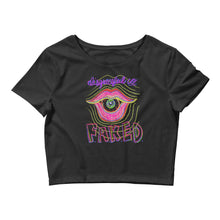 Cargar imagen en el visor de la galería, Faked Disgrace Cropped Baby Tee
